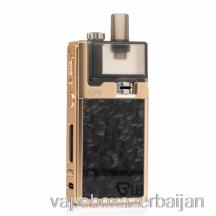 Vape Box Azerbaijan LVE Orion 2 40W Pod System Forged Carbon / Gold